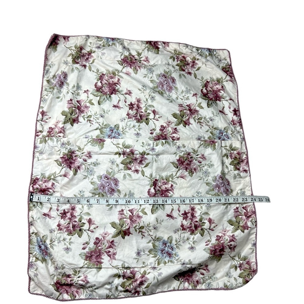 2 Waverly Rose Standard Pillow Shams Floral Gingham Norfolk Sonata Cottagecore - Picture 8 of 10